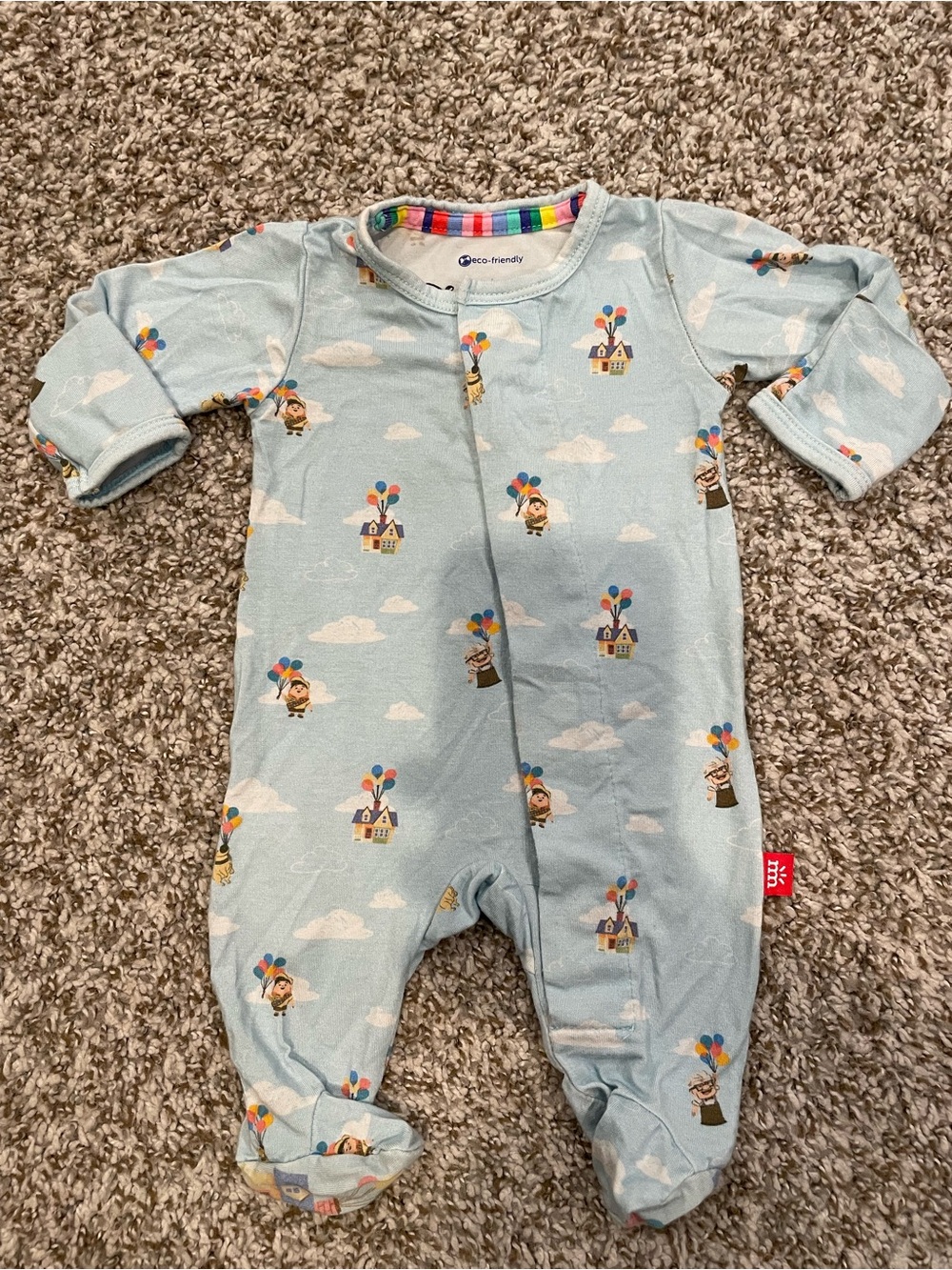 Preemie Disney Magnetic Me Up Footie Sleeper Pajamas Gender Neutral